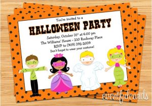 Children S Halloween Party Invitations Kids Halloween Costume Party Invitation Printable