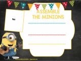 Children's Birthday Invitation Template Updated Bunch Of Minion Birthday Party Invitations Ideas