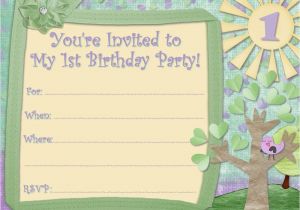 Childrens Birthday Invites Free Free Kids Printable Birthday Invitations