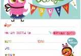 Childrens Birthday Invites Free Printable Birthday Invitations Coloring Kids