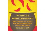 Chili Cook Off Party Invitation 82 Cook F Invitations Cook F Announcements & Invites