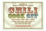 Chili Cook Off Party Invitation Good Old Fashioned Chili Cook F Party Invitation