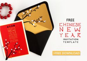 Chinese New Year Party Invitation Template Celebrate Chinese New Year with A Free Invitation Template