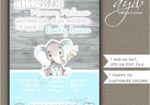 Chip Didn T Invite Jerome to the Tea Party Baby Boy Sprinkle Shower Invitations E Shower Invitations