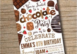 Chocolate Party Invitations Free Printable Chocolate Party Invitation Chocolate Desserts