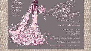 Christian Bridal Shower Invitations Elegant Christian Bridal Shower Invitation by