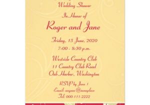 Christian Bridal Shower Invitations Red Gold Christian Cross Bridal Shower Card
