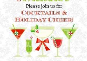 Christmas Cocktail Party Invitation Template Christmas Cocktails Invitation You Print Holiday Party