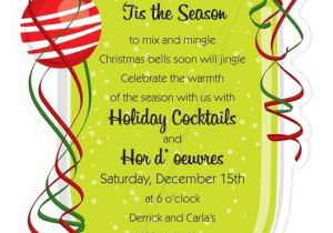 Christmas Cocktail Party Invitation Template Christmas Open House Invitations Christmas Open House