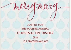 Christmas Eve Party Invitations Melancholy Smile Christmas Eve Invitations