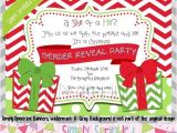 Christmas Gender Reveal Party Invitations Gender Reveal Invitations Christmas Pics Christmas