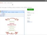 Christmas Holiday Party Email Invitation Template for Outlook Christmas Party Email Invitations Cimvitation