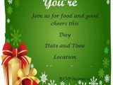 Christmas Party E Invitations Template 7 Best Images Of Christmas Party Free Printable Template