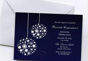 Christmas Party formal Invitation Template Great Email Message Holiday Invitation Templates Idea