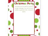 Christmas Party Invitation Blank Template Blank Party Invitation Template