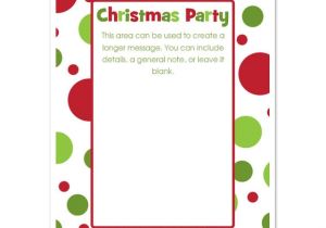 Christmas Party Invitation Blank Template Blank Party Invitation Template