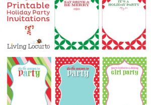Christmas Party Invitation Images Free Free Printable Diy Holiday Party Invitations