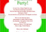 Christmas Party Invitation Rhymes Christmas Party Invitation Wordings Wordings and Messages