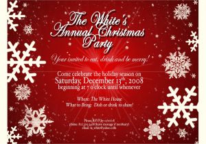 Christmas Party Invitation Samples Free Christmas Party Invites Party Invitations Templates