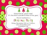 Christmas Party Invitation Template Christmas Party Invitations