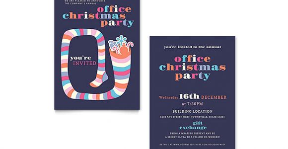 Christmas Party Invitation Template Publisher Christmas Party Invitation Template Word Publisher
