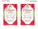 Christmas Party Invitation Templates Free Word Christmas Invitation Template
