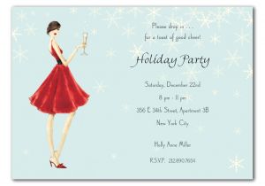 Christmas Party Invitation Templates Powerpoint Ombre Snowflake Christmas Party Invitation Printable File