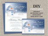 Christmas Party Invitations with Rsvp Cards 96 Best Printable Christmas and Holiday Party Invitations