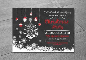 Christmas Party Invite Template Uk Christmas Invitation Template Holiday Party Invitation Etsy