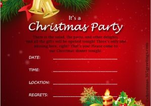 Christmas Party Invite Template Word Christmas Invitation Template and Wording Ideas