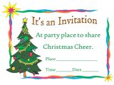 Christmas Party Invite Template Word Printable Christmas Party Invitation Template