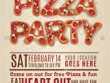 Christmas Pizza Party Invitations Pizza Party Invitation Template Free Invitation