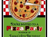 Christmas Pizza Party Invitations Pizza Party Invitations Party Invitations Templates