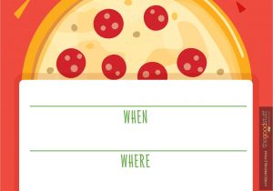 Christmas Pizza Party Invitations Pizza Party Invitations Party Invitations Templates