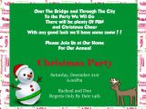 Christmas Poems for Invitation to A Party Funny Christmas Party Invitation Wording Cimvitation