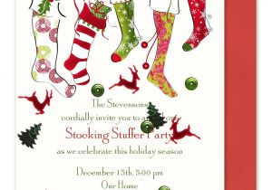 Christmas sock Exchange Party Invitation Goosie Girl November 2010
