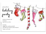 Christmas sock Exchange Party Invitation Quick View Z1 3391 Quot Jolly socks Quot