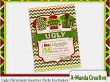 Christmas Sweater Party Invitation Template Gallery Ugly Christmas Sweater Invitation Template