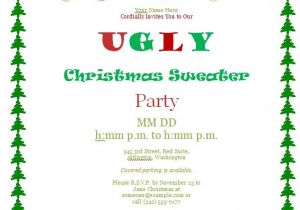 Christmas Sweater Party Invitation Template Ugly Christmas Sweater Party Ideas the Ultimate Guide