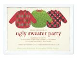 Christmas Sweater Party Invitation Template Ugly Christmas Sweater Party Invitation Zazzle Co Uk