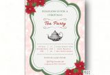 Christmas Tea Party Invitations Free Christmas Tea Party Invitation Printable Holiday by