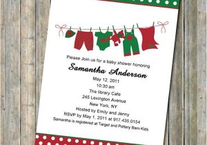 Christmas themed Baby Shower Invitations Christmas Baby Shower Ideas Tinytotties Baby