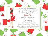 Christmas themed Baby Shower Invitations Christmas Baby Shower Invitations