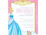 Cinderella Baby Shower Invitations Disney Princess Cinderella It S A Girl Baby Shower