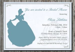 Cinderella Bridal Shower Invitations Disney S Cinderella Bridal Shower Invitation by Pegsprints
