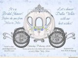 Cinderella Carriage Bridal Shower Invitations Cinderella Blooms Bridal Shower Invitation Blossoms Carriage