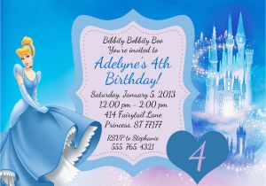 Cinderella Party Invitation Ideas Create Easy Cinderella Birthday Invitations Printable