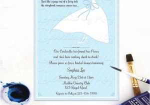 Cinderella themed Bridal Shower Invitations Nice Bridal Shower Invitations Cinderella Ideas Wedding