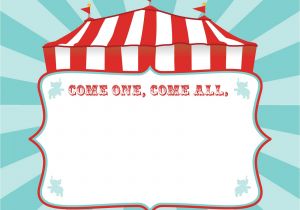 Circus Birthday Invitation Template Free Free Printable Circus Birthday Invitations Template Free