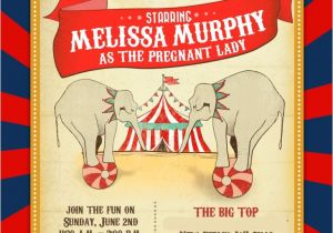 Circus themed Baby Shower Invitations Circus Baby Shower – Invitations & Decor Part 1 Of 2